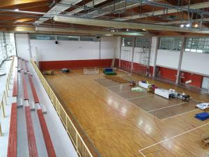 Obnovitvena dela v Športni dvorani Benedikt