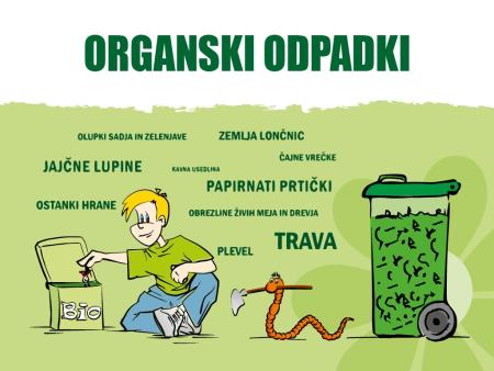 Obvezno ločevanje biorazgradljivih kuhinjskih odpadkov in zelenega vrtnega odpada